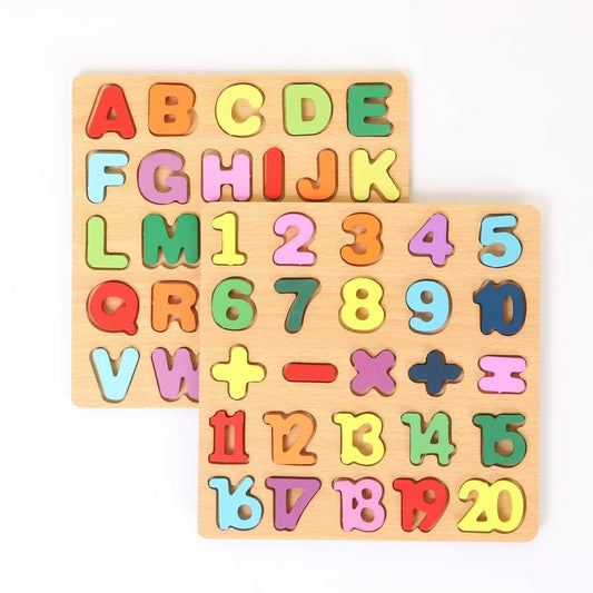 Tabla Alfabet și Numere - Montessori Distractiv
